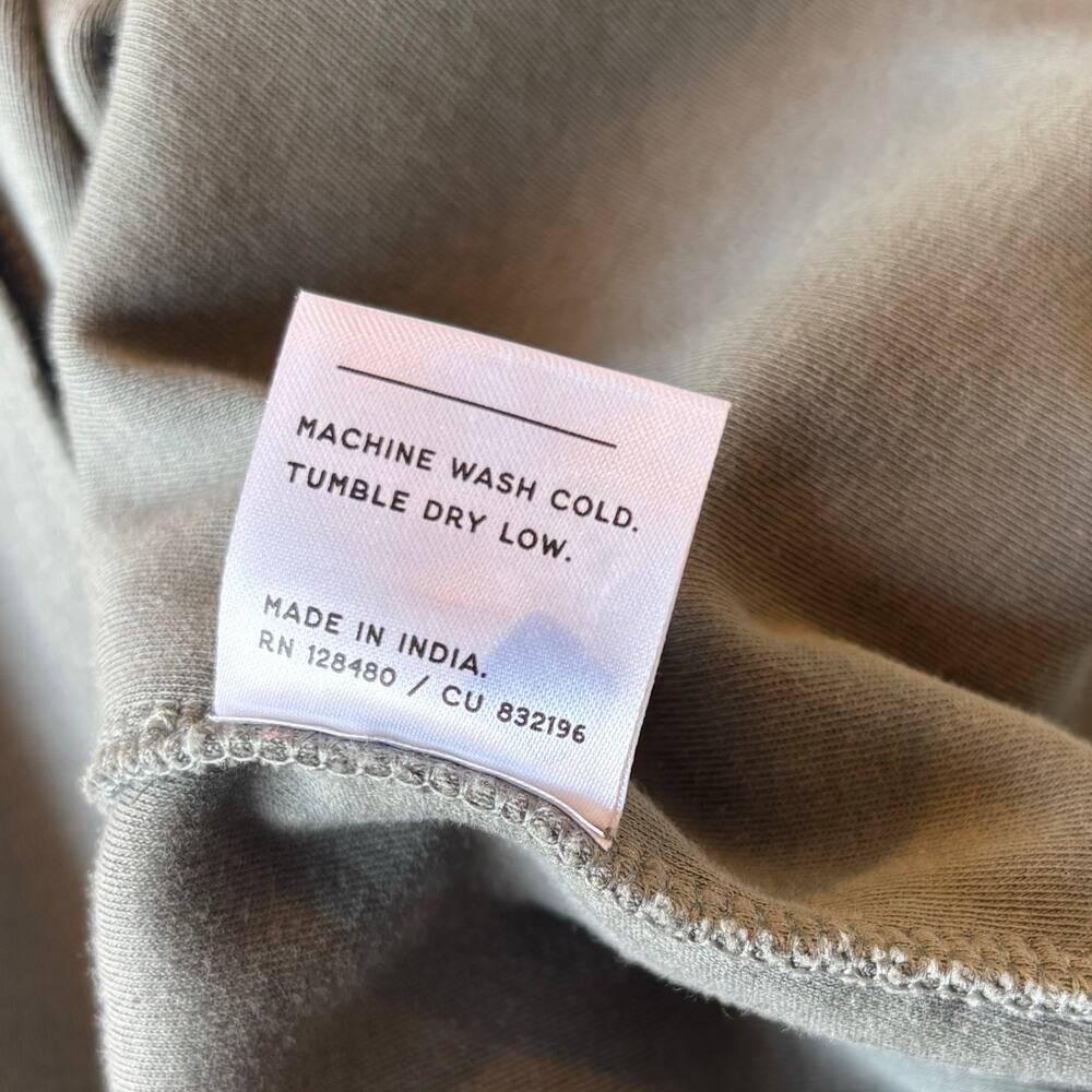 Pact Organic Cotton Airplane Wrap Open Cardigan Sage Green Womens Size XL/XXL - Picture 7 of 11